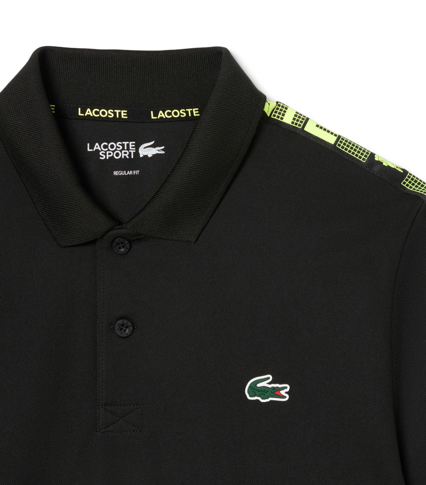 Ultra Dry Branded Stripe Tennis Polo Shirt