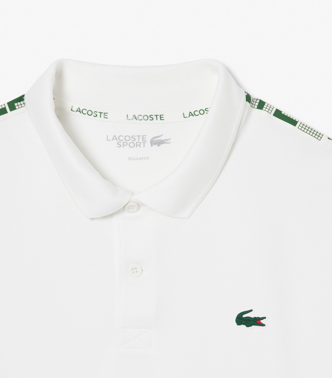 Ultra Dry Branded Stripe Tennis Polo Shirt