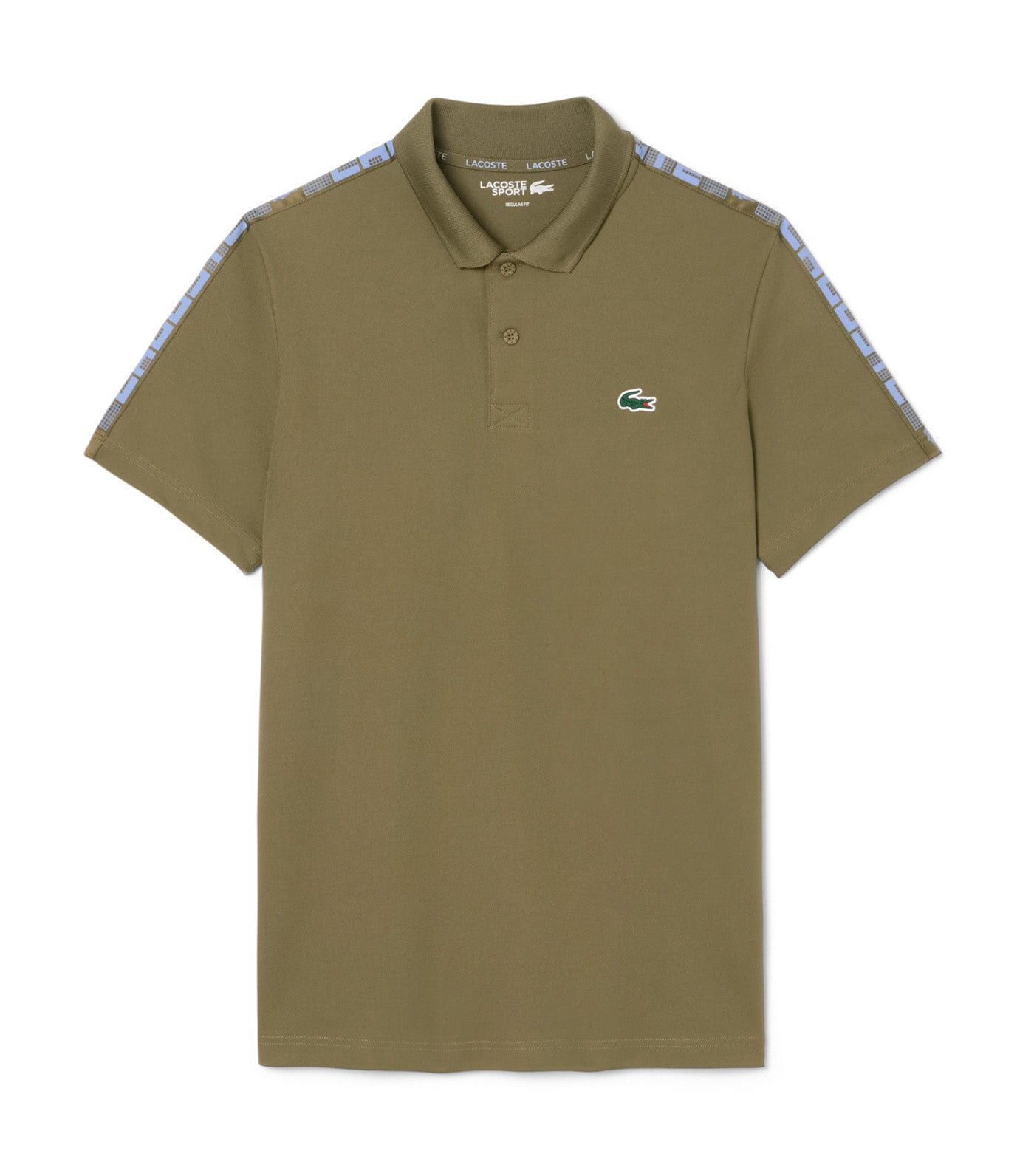 Ultra Dry Branded Stripe Tennis Polo Shirt