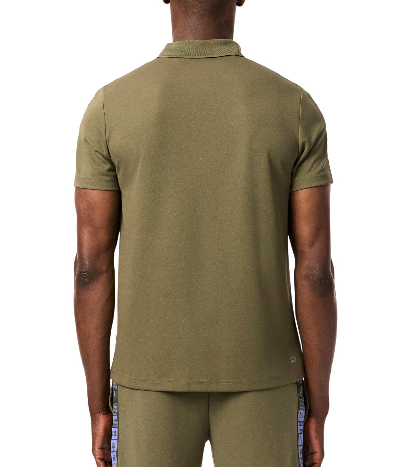 Ultra Dry Branded Stripe Tennis Polo Shirt