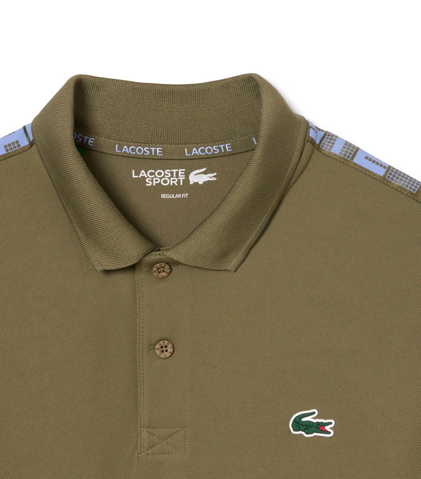 Ultra Dry Branded Stripe Tennis Polo Shirt