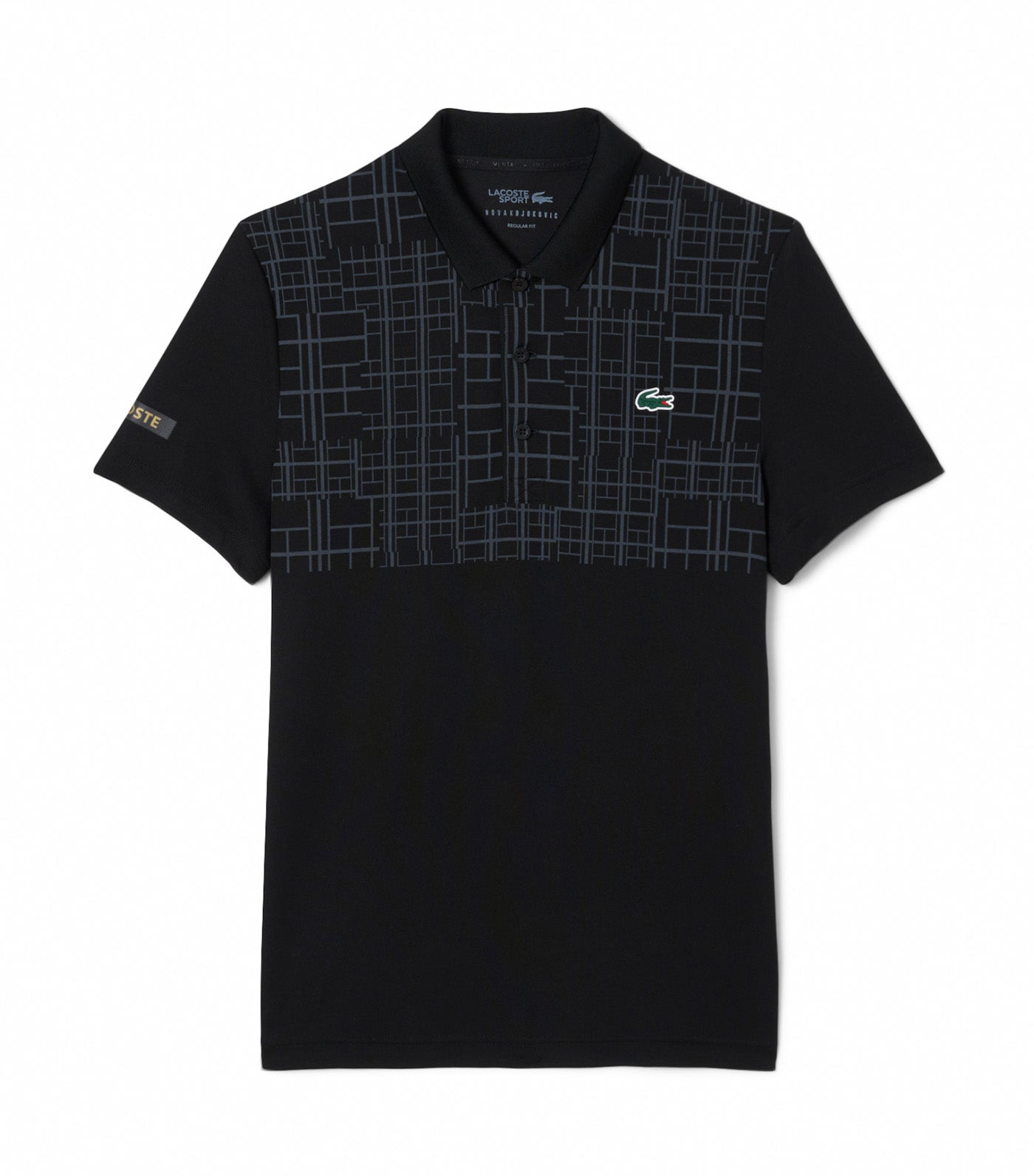 Lacoste Tennis x Novak Djokovic Polo Shirt Black