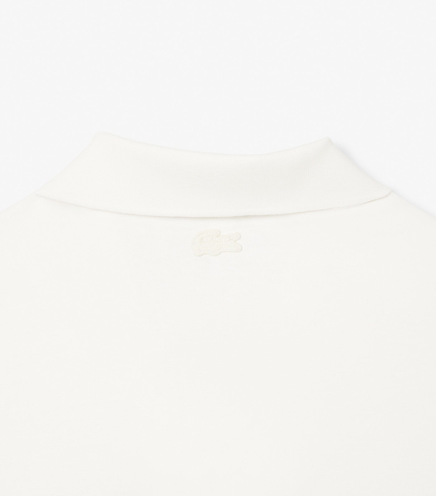 Classic Fit Zipped Pocket Interlock Polo Shirt Flour