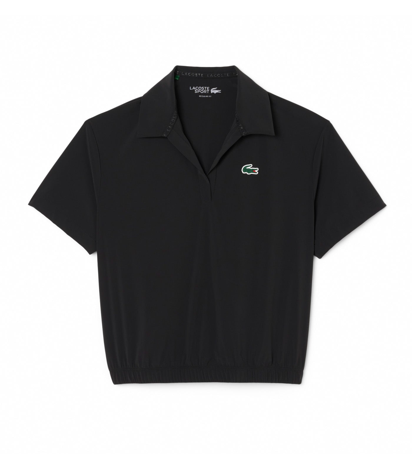Lacoste Relaxed Fit Ultra Dry Stretch Sport Polo Shirt Black