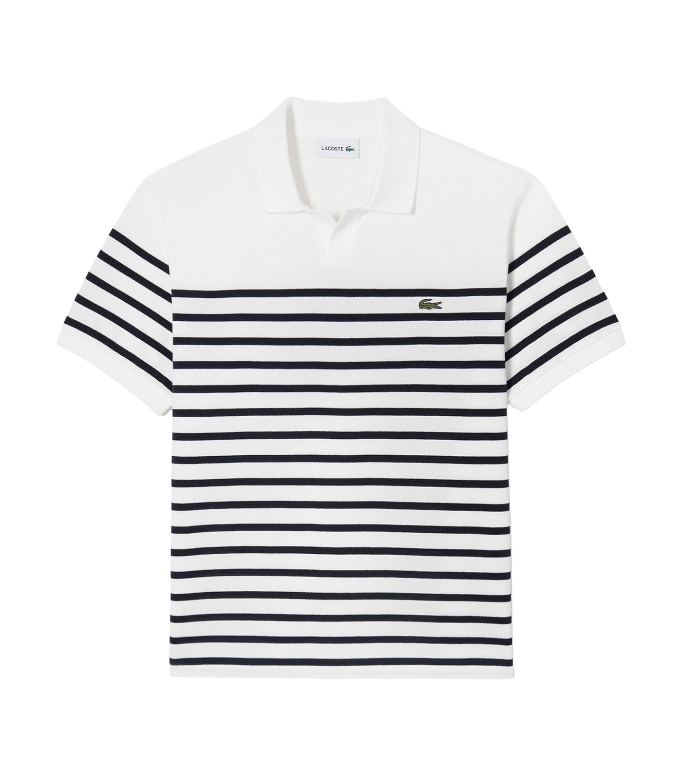 Striped Cotton Polo Shirt