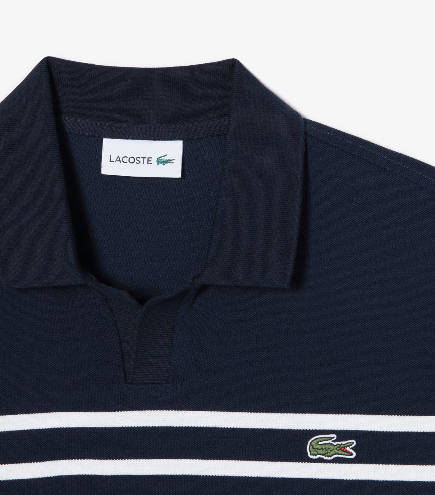 Striped Cotton Polo Shirt