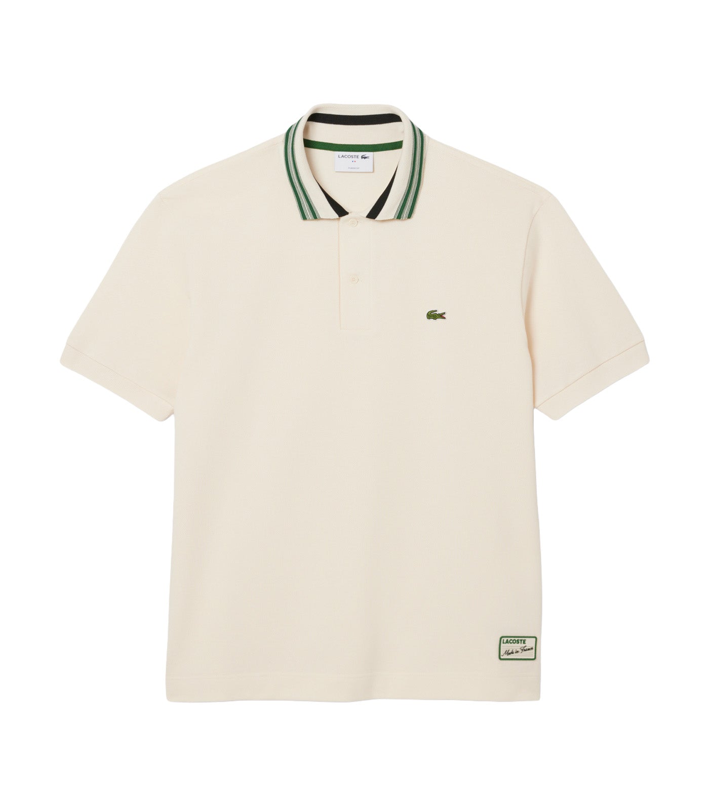 Men's Made In France Classic Fit Stripe Collar Polo Lapland