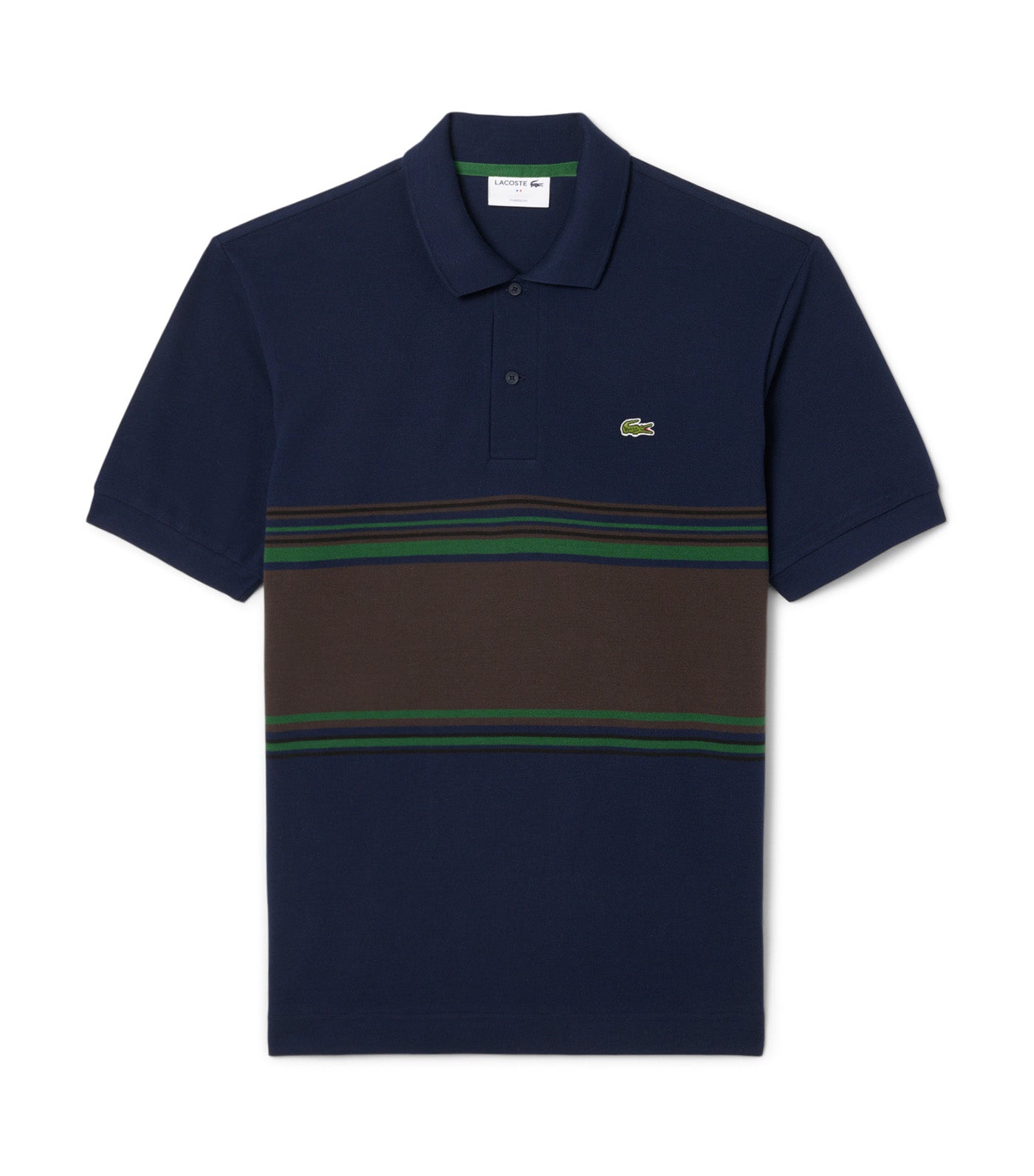 French Made Classic Fit Striped Polo Shirt