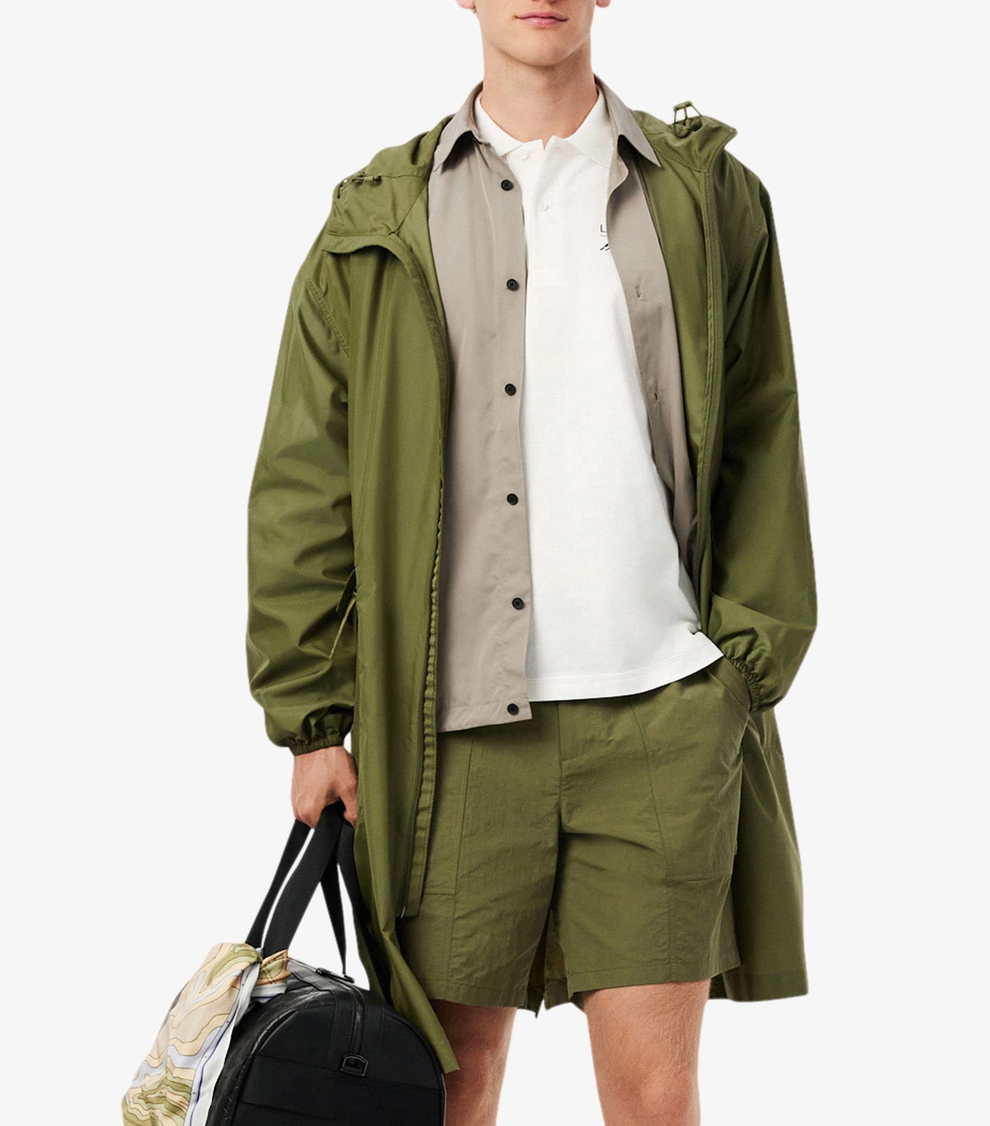 Classic Fit Embroidered Motif Piqué Polo Shirt