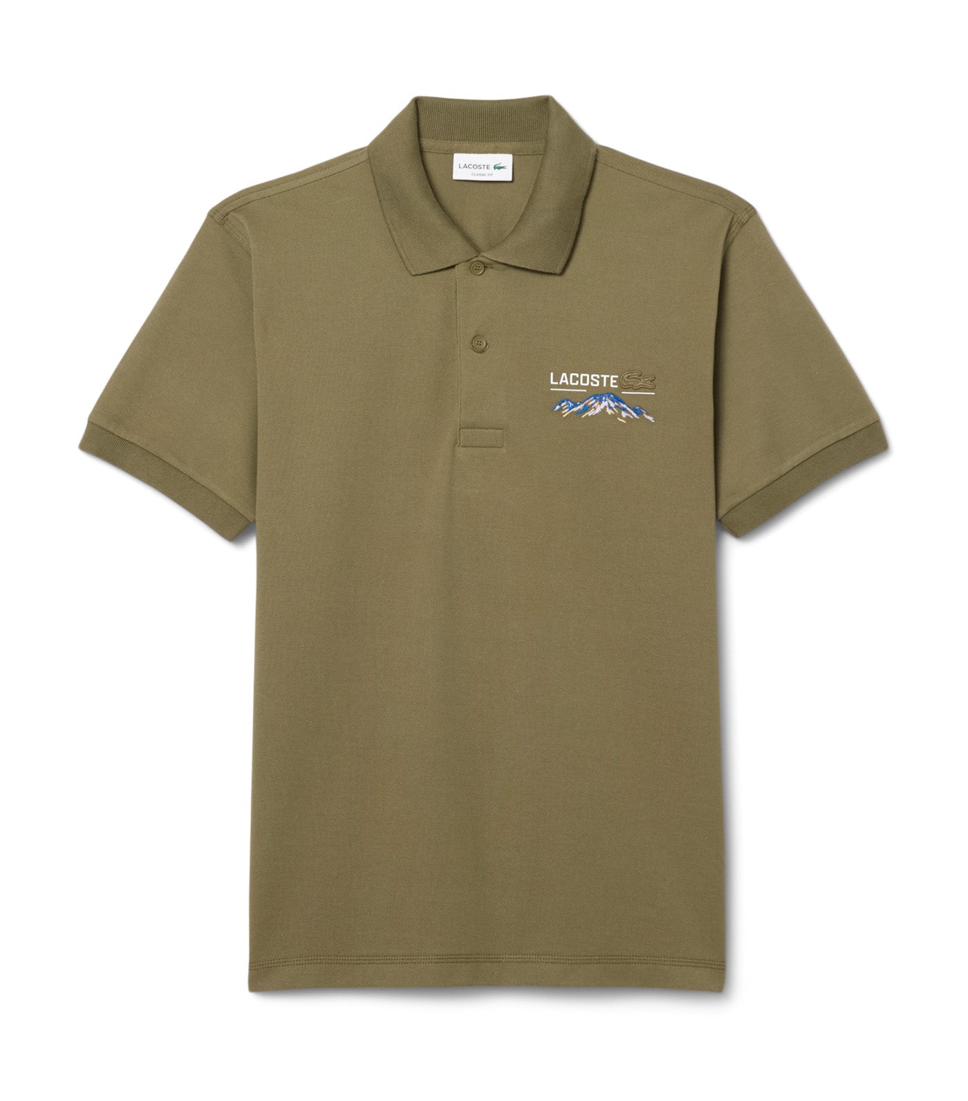 Classic Fit Embroidered Motif Piqué Polo Shirt