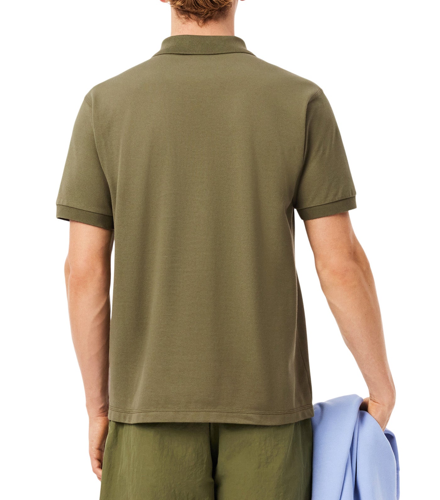 Classic Fit Embroidered Motif Piqué Polo Shirt