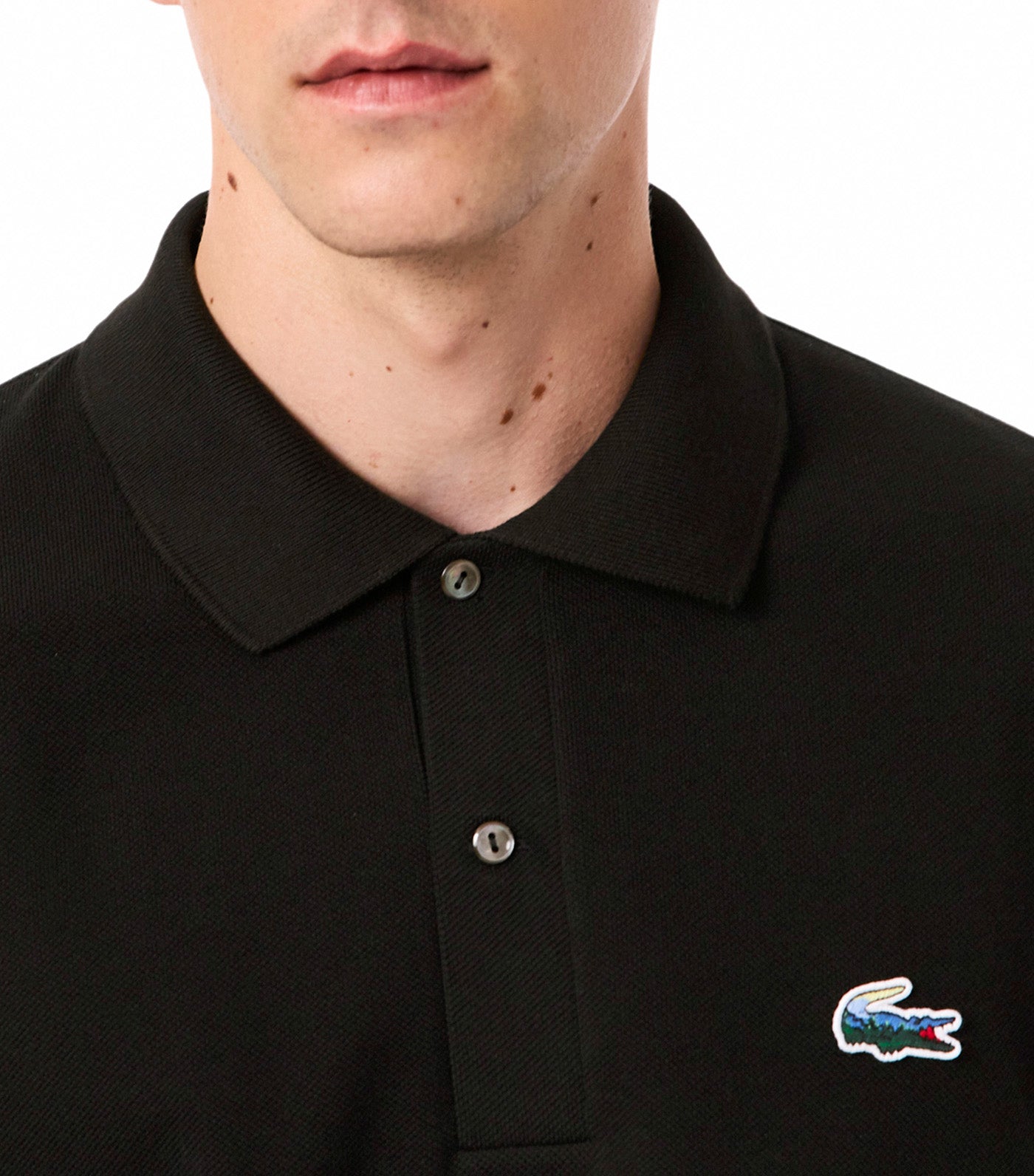 Classic Fit Landscape Crocodile Piqué Polo Shirt