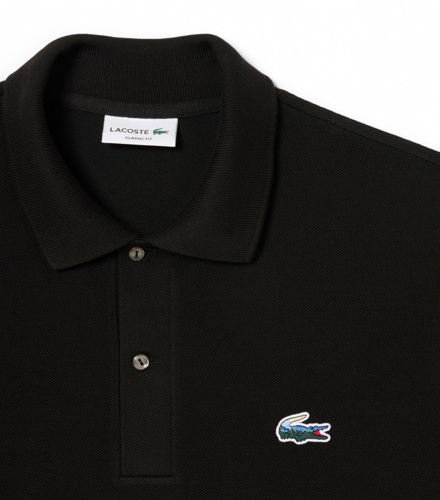 Classic Fit Landscape Crocodile Piqué Polo Shirt