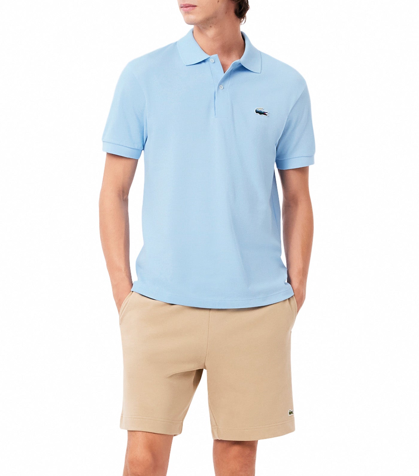 Classic Fit Landscape Crocodile Piqué Polo Shirt