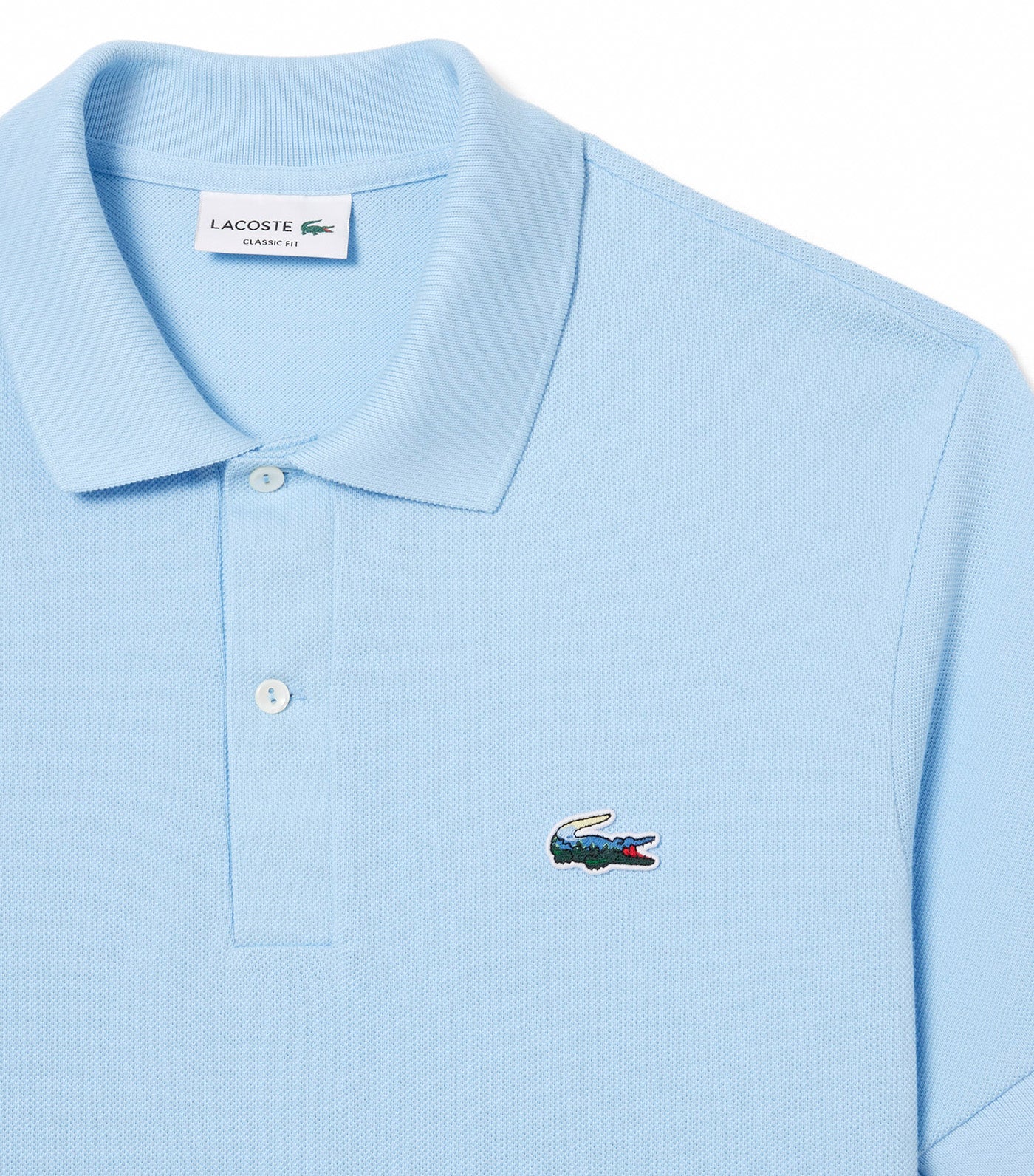 Classic Fit Landscape Crocodile Piqué Polo Shirt