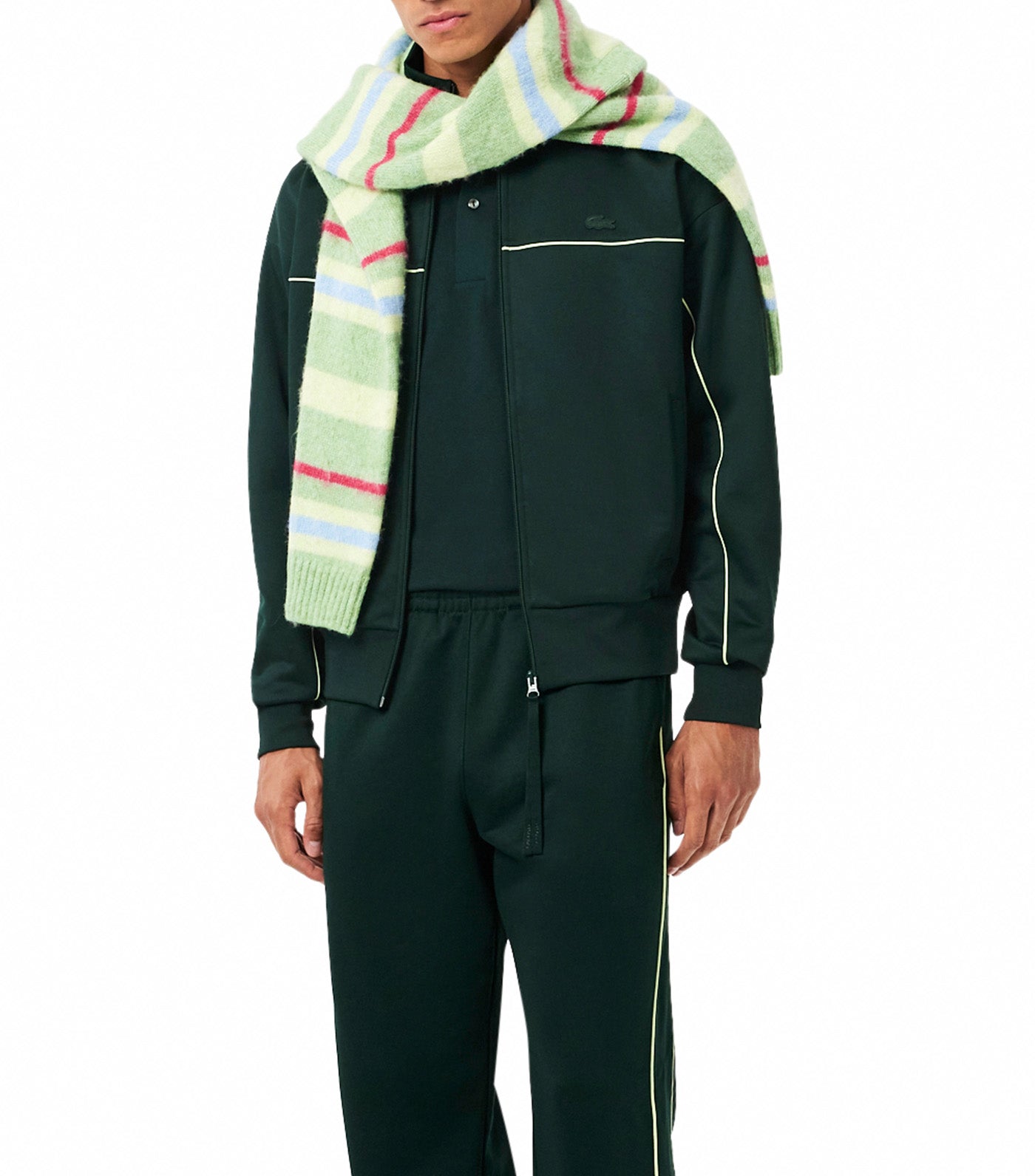 Classic Fit Landscape Crocodile Piqué Polo Shirt