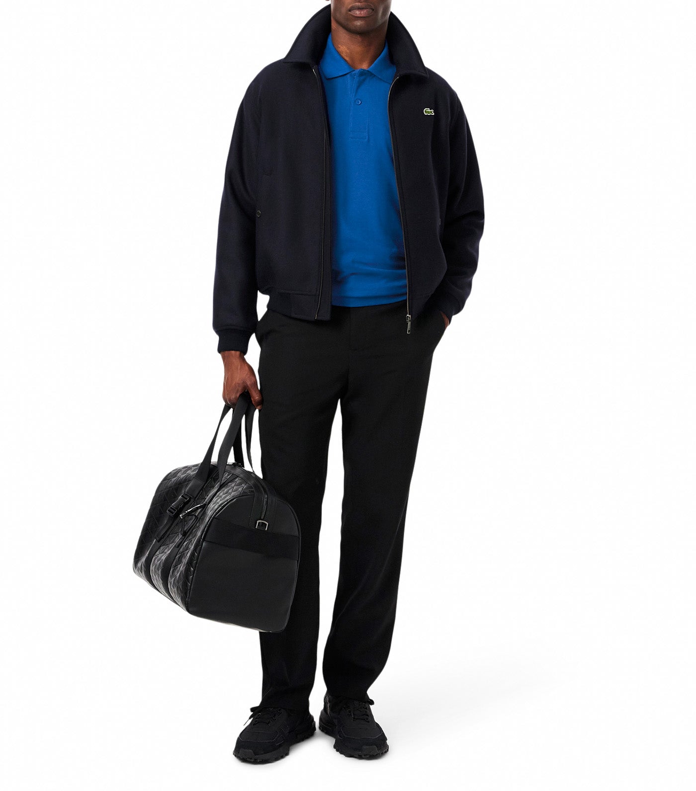 Lacoste Classic Fit Petit Piqué Badge Polo Shirt France Blue