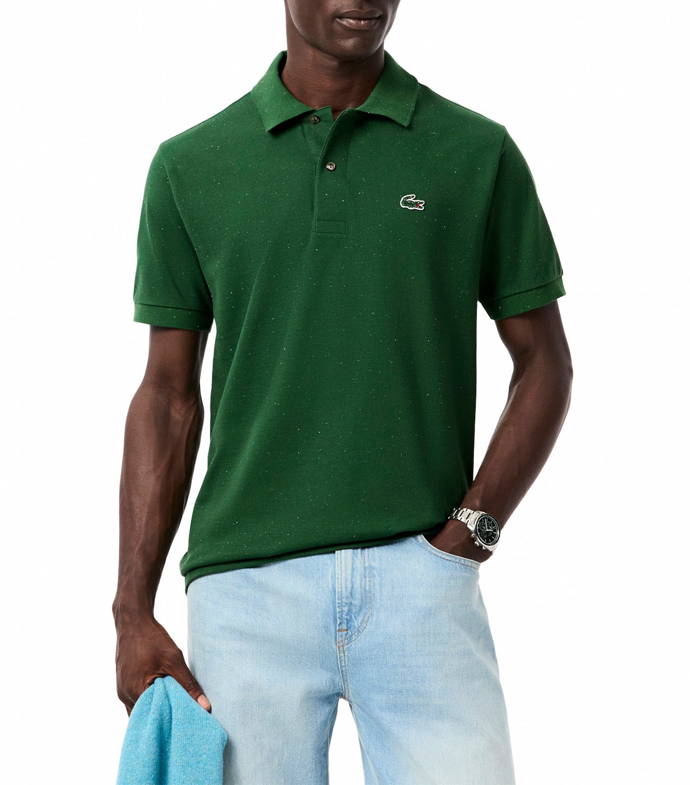 Classic Fit Piqué Marl Polo Shirt