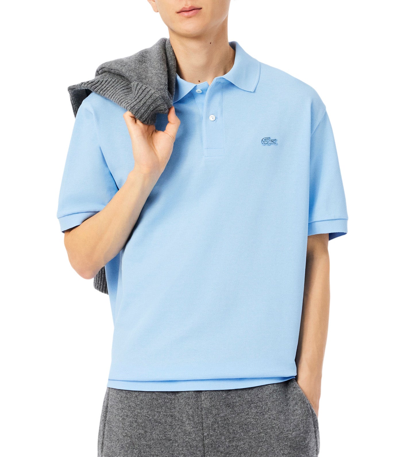 Loose Fit Heavy Piqué Polo Shirt