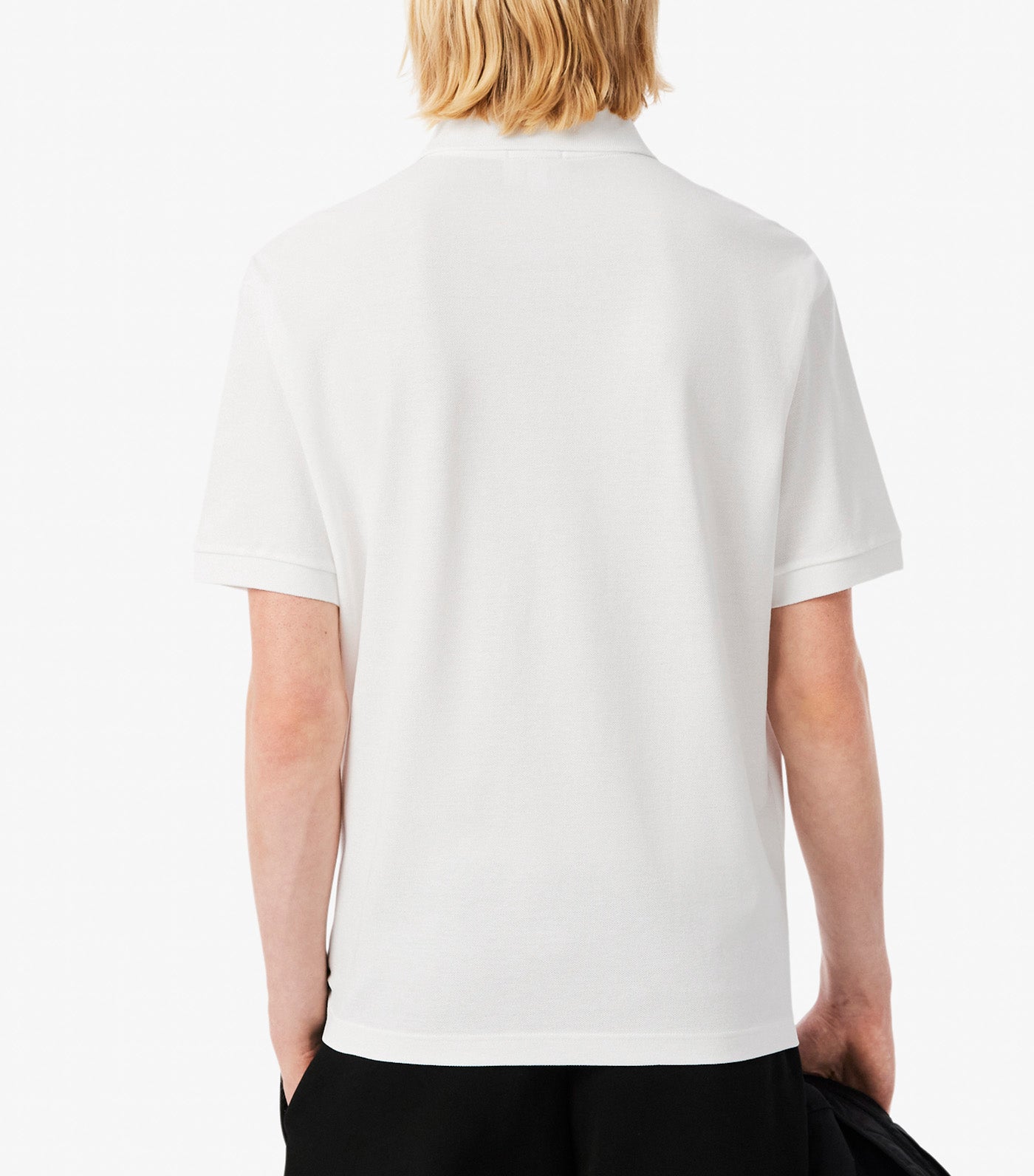Loose Fit Heavy Piqué Polo Shirt White