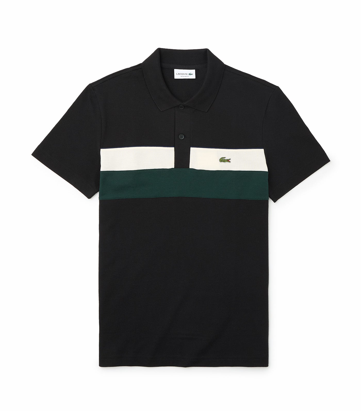 Regular Fit Color-Block Petit Piqué Polo Shirt