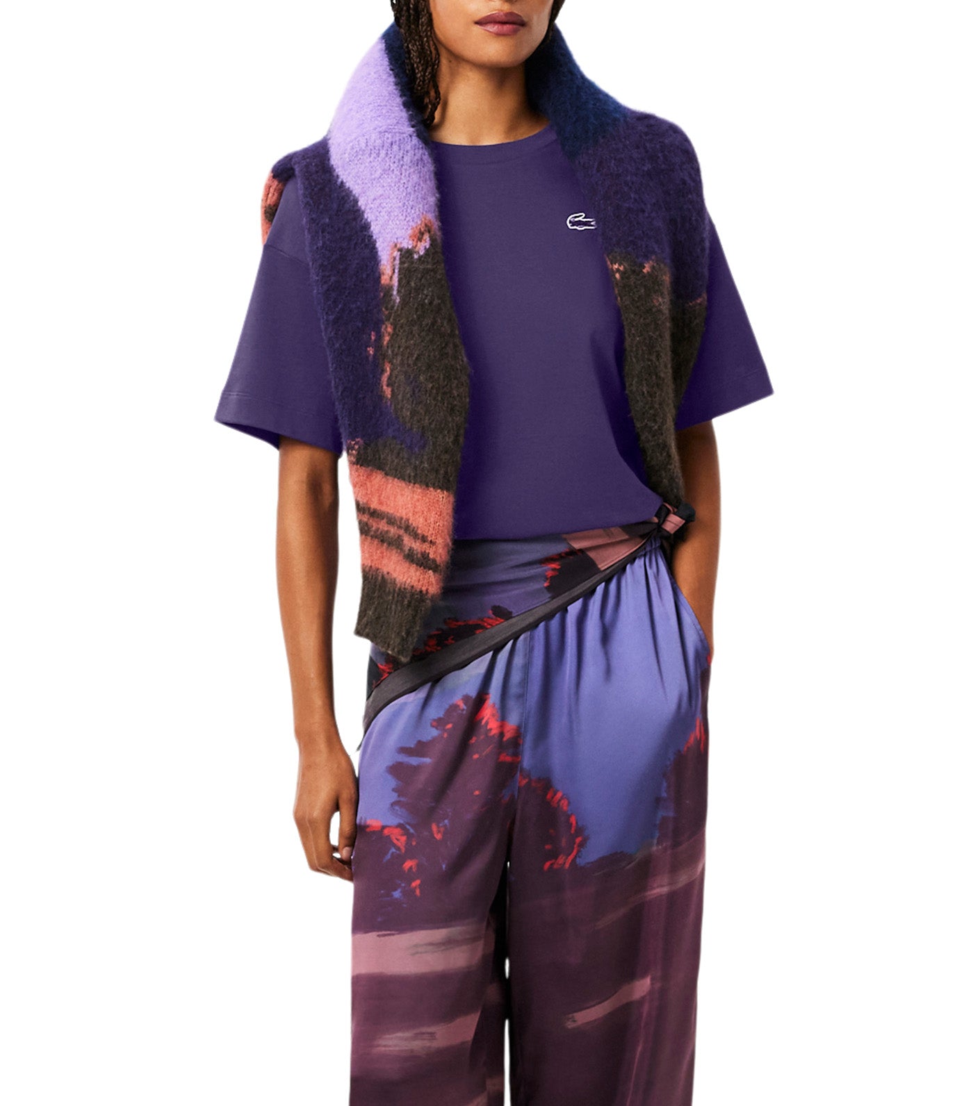 Relaxed Fit Landscape Crocodile T-Shirt