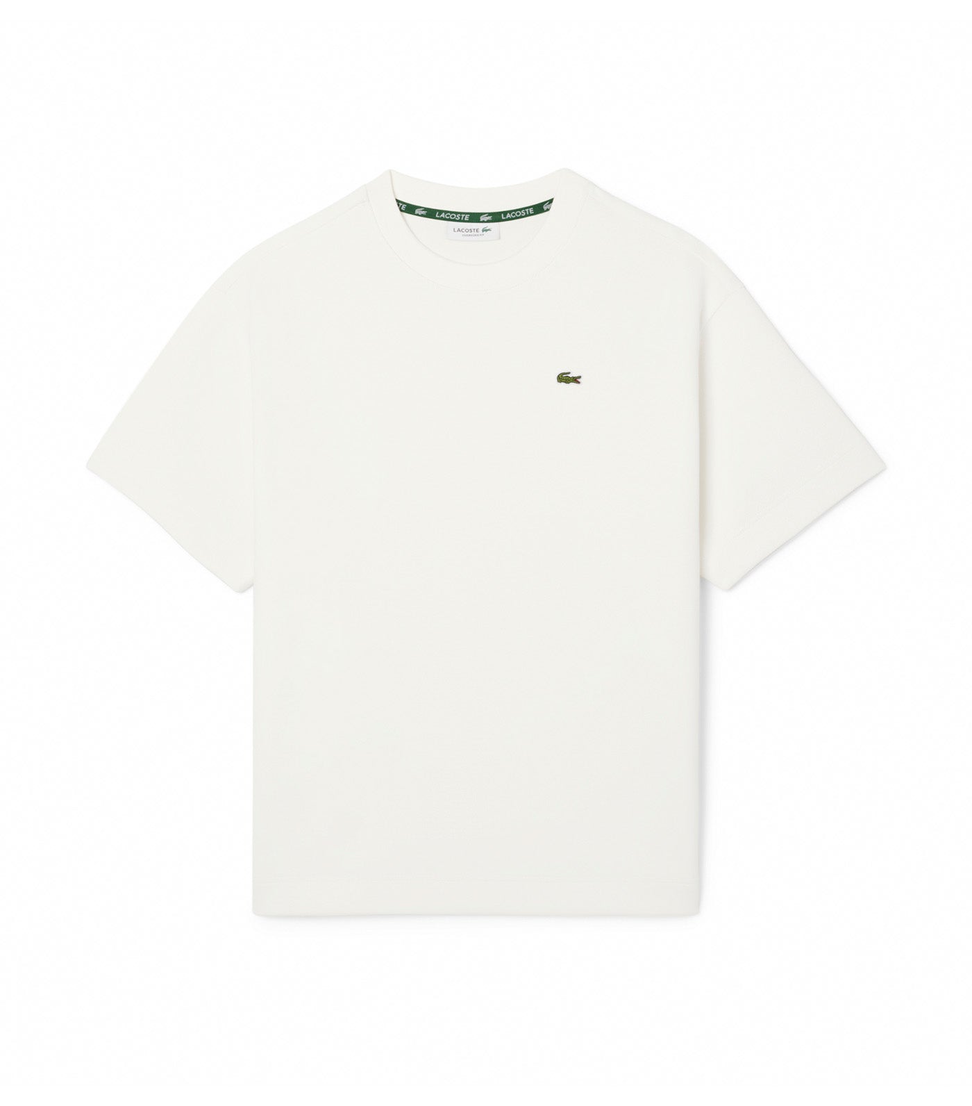 Lacoste Oversized Double Face Piqué T-Shirt Flour