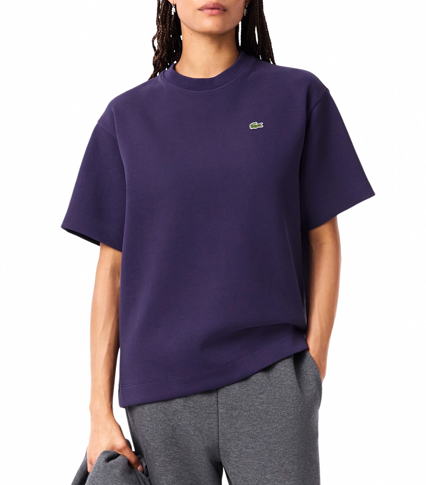 Oversized Double Face Piqué T-Shirt