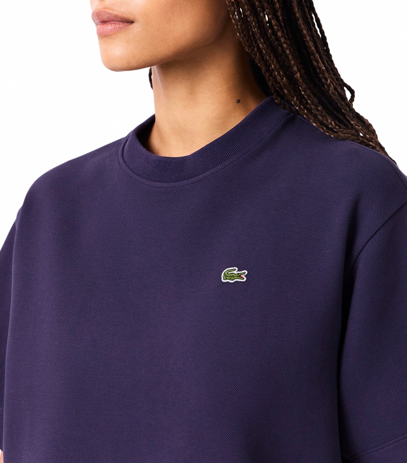 Oversized Double Face Piqué T-Shirt