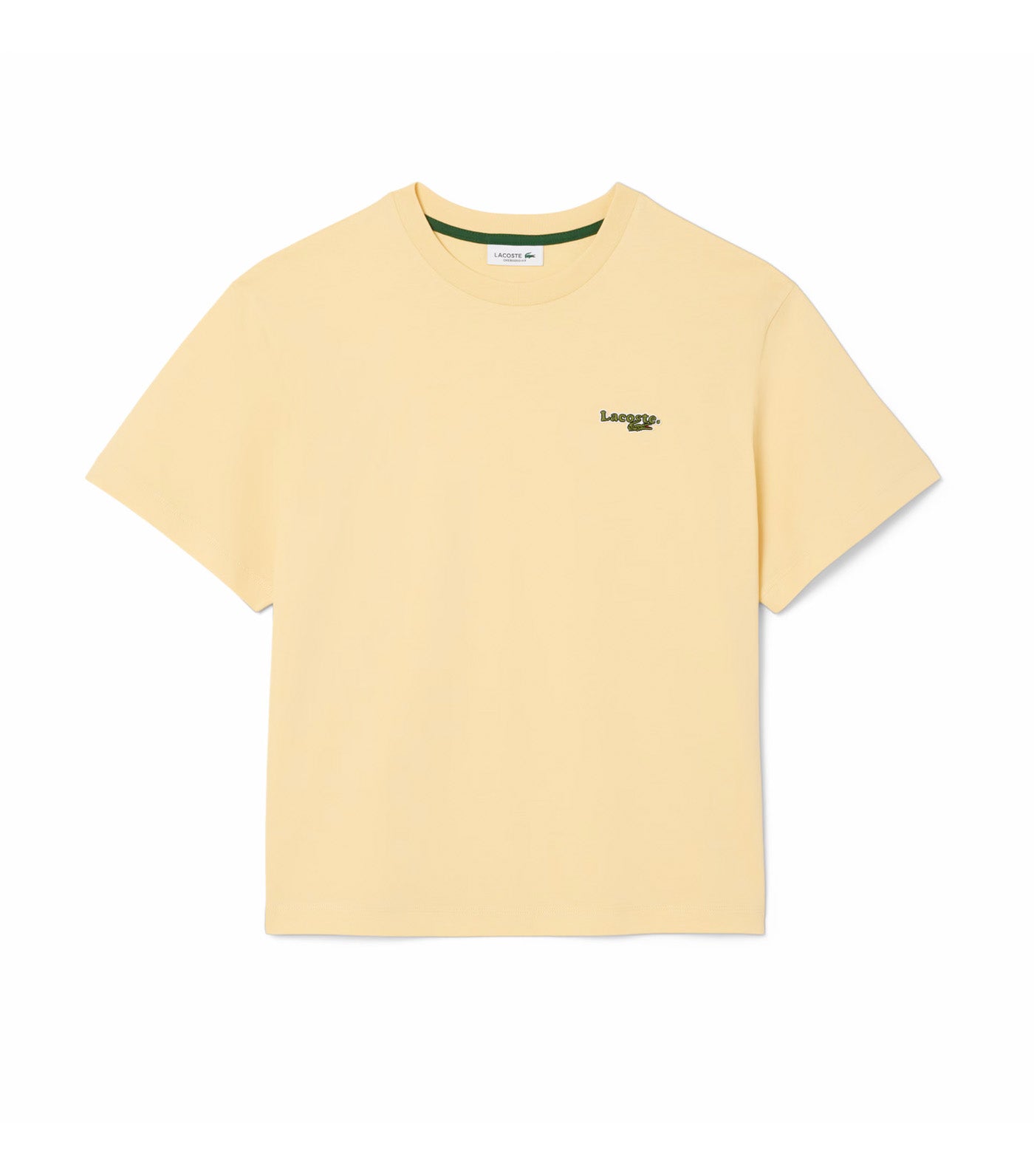 Oversized Short Cut Cotton Logo T-Shirt