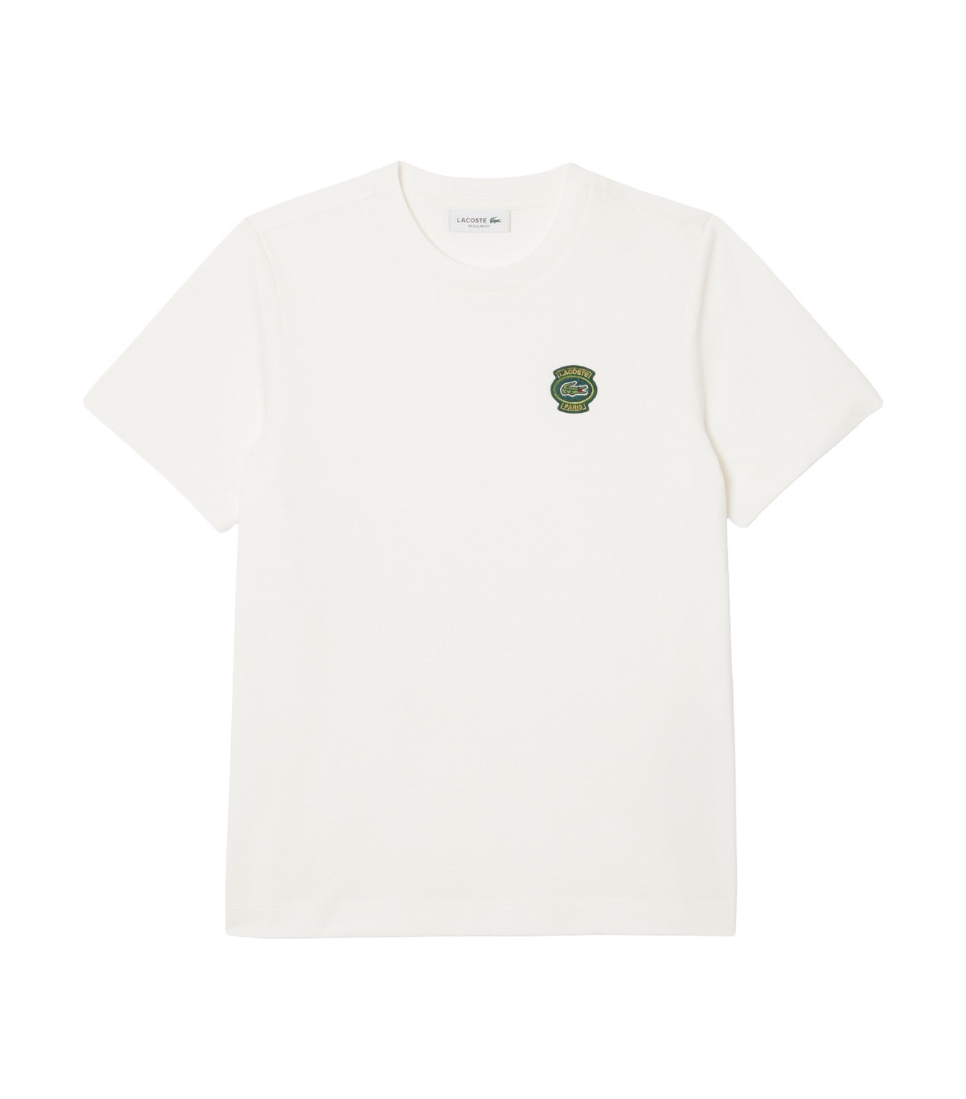 Lacoste Cotton Badge T-Shirt Flour