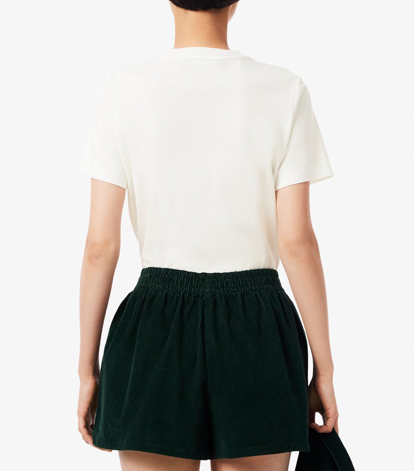 Lacoste Cotton Badge T-Shirt Flour