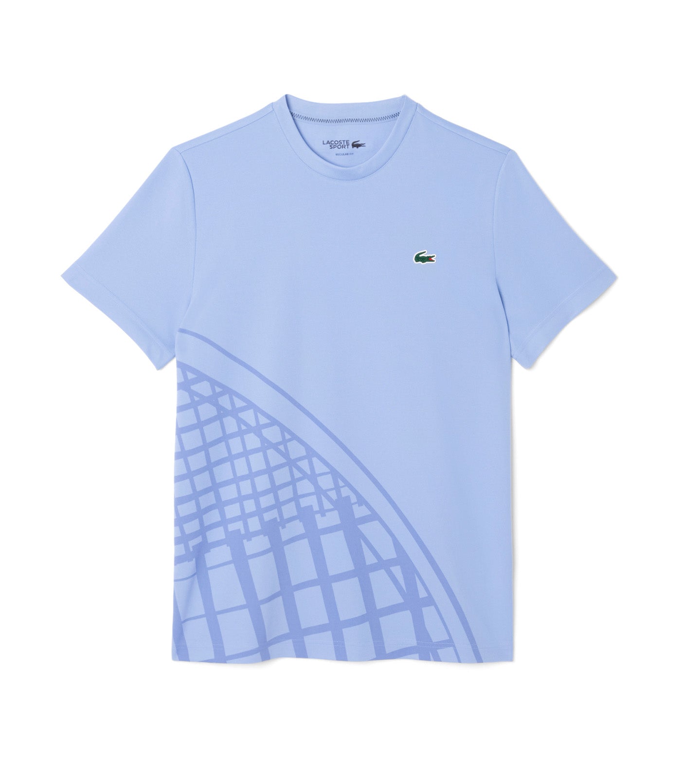 Lacoste Ultra Dry Printed Tennis T-Shirt Delphinium