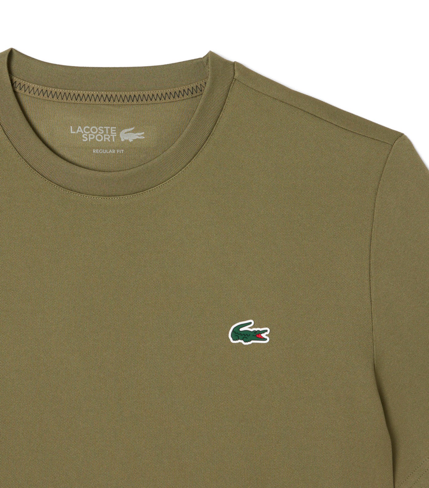 Lacoste Ultra Dry Printed Tennis T-Shirt Olive