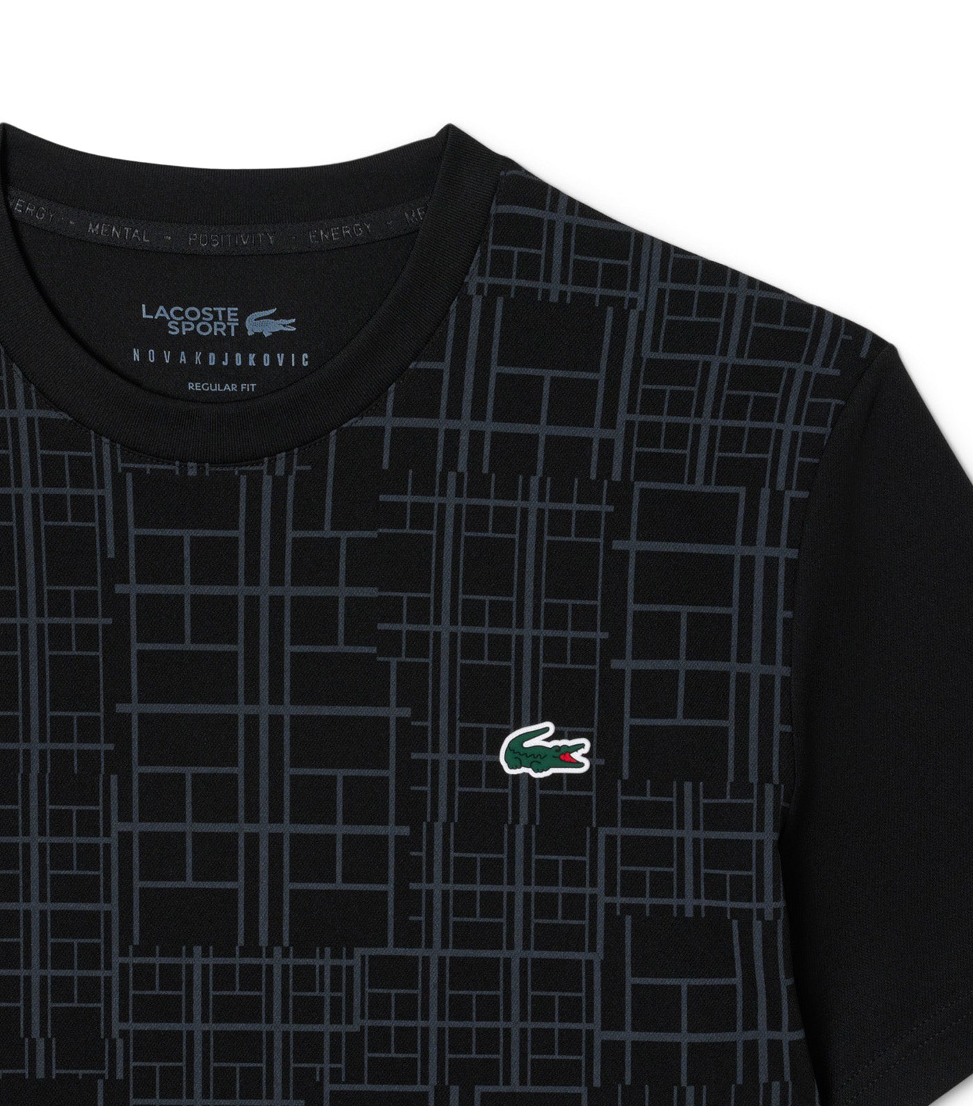 Lacoste Tennis x Novak Djokovic T-Shirt Black