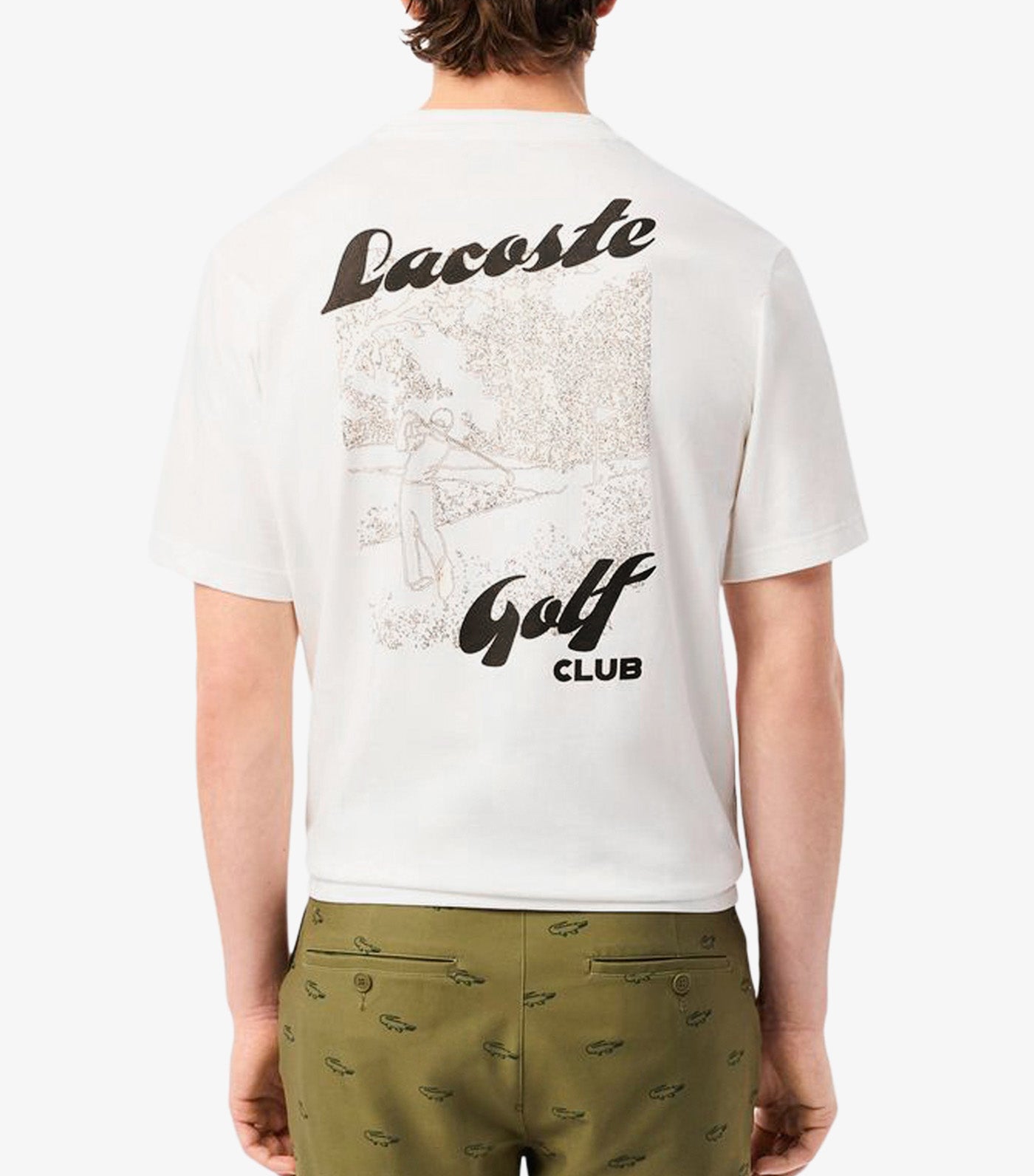 Relaxed Fit Printed Golf T-Shirt