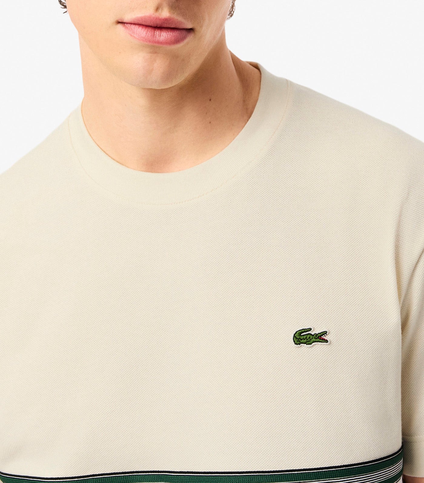 French Made Striped Band T-Shirt