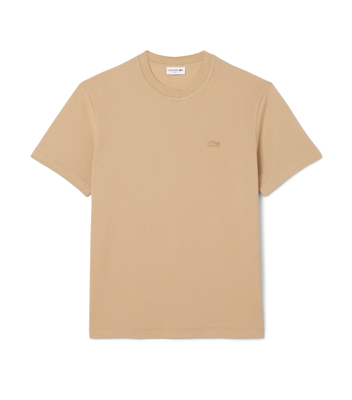 Lacoste Ribbed Neck Petit Piqué T-Shirt Viennese