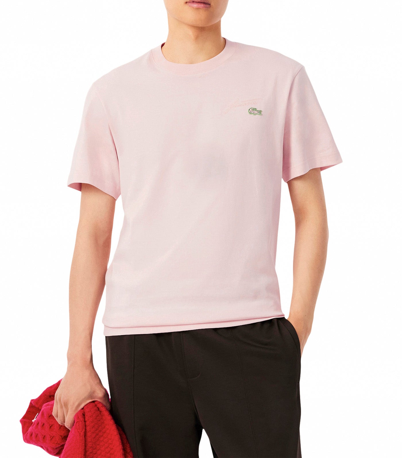 Heavy Jersey Embroidered Signature T-Shirt