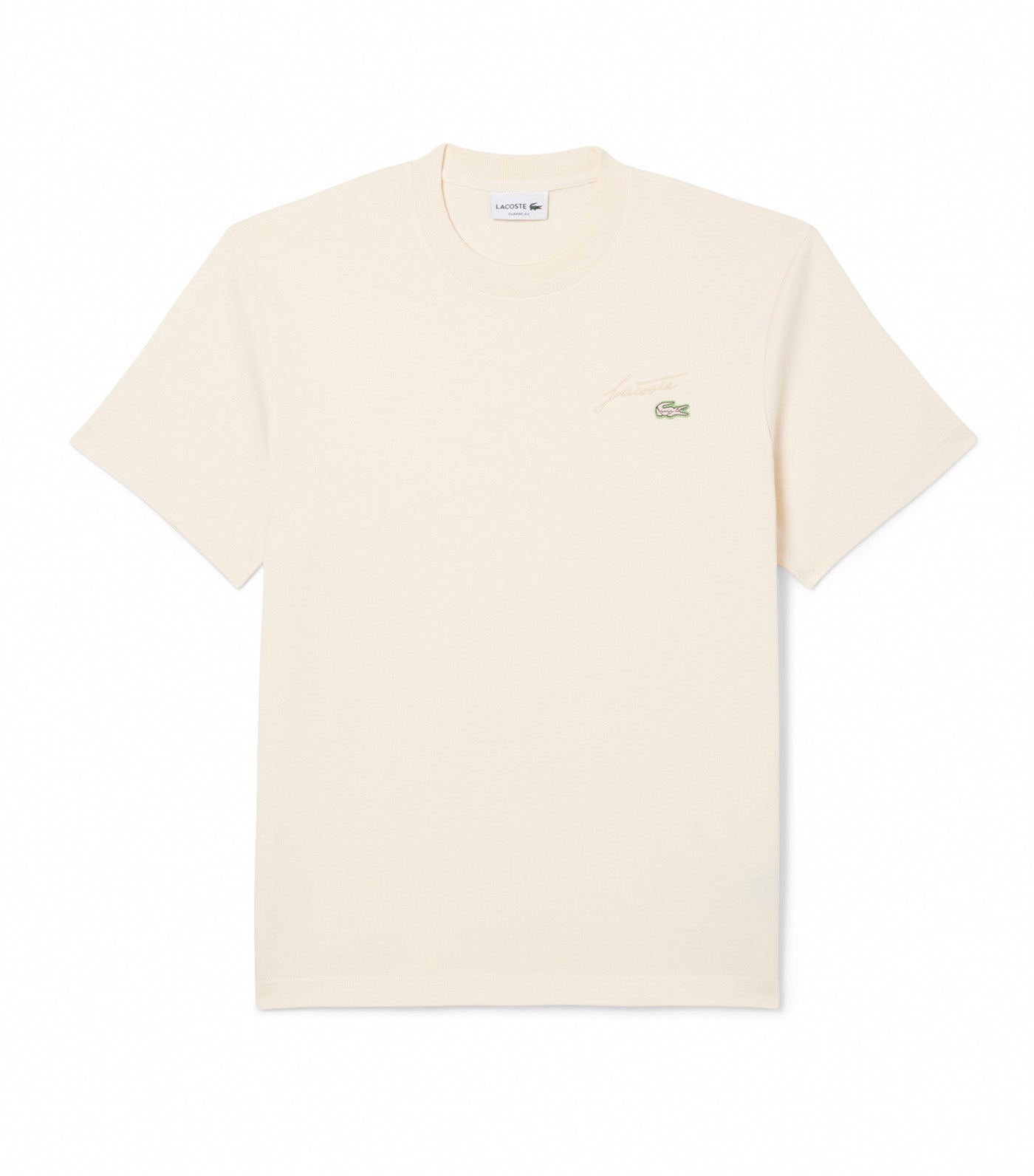 Heavy Jersey Embroidered Signature T-Shirt