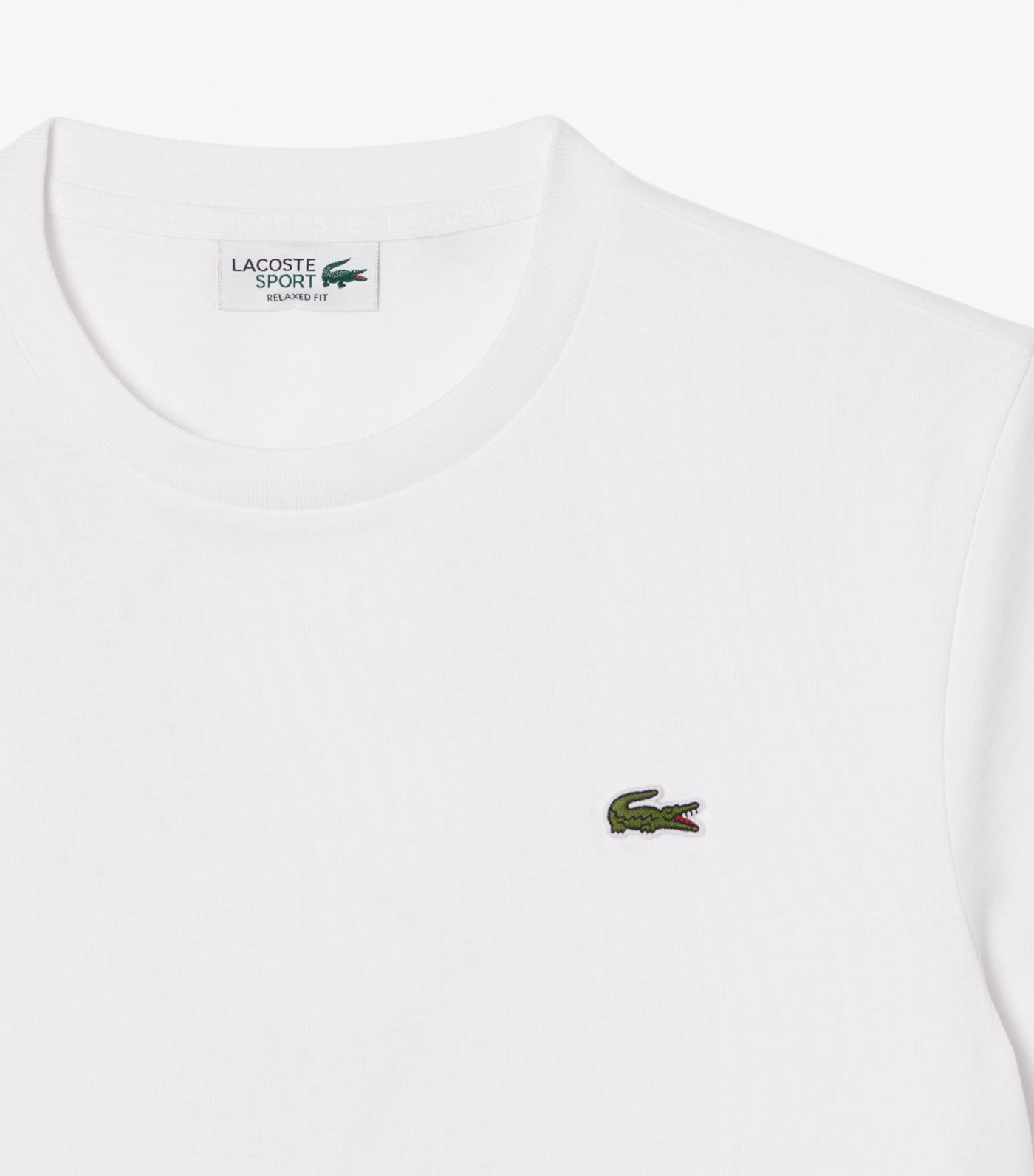 Lacoste Rolex Paris Masters Edition Printed T-Shirt White