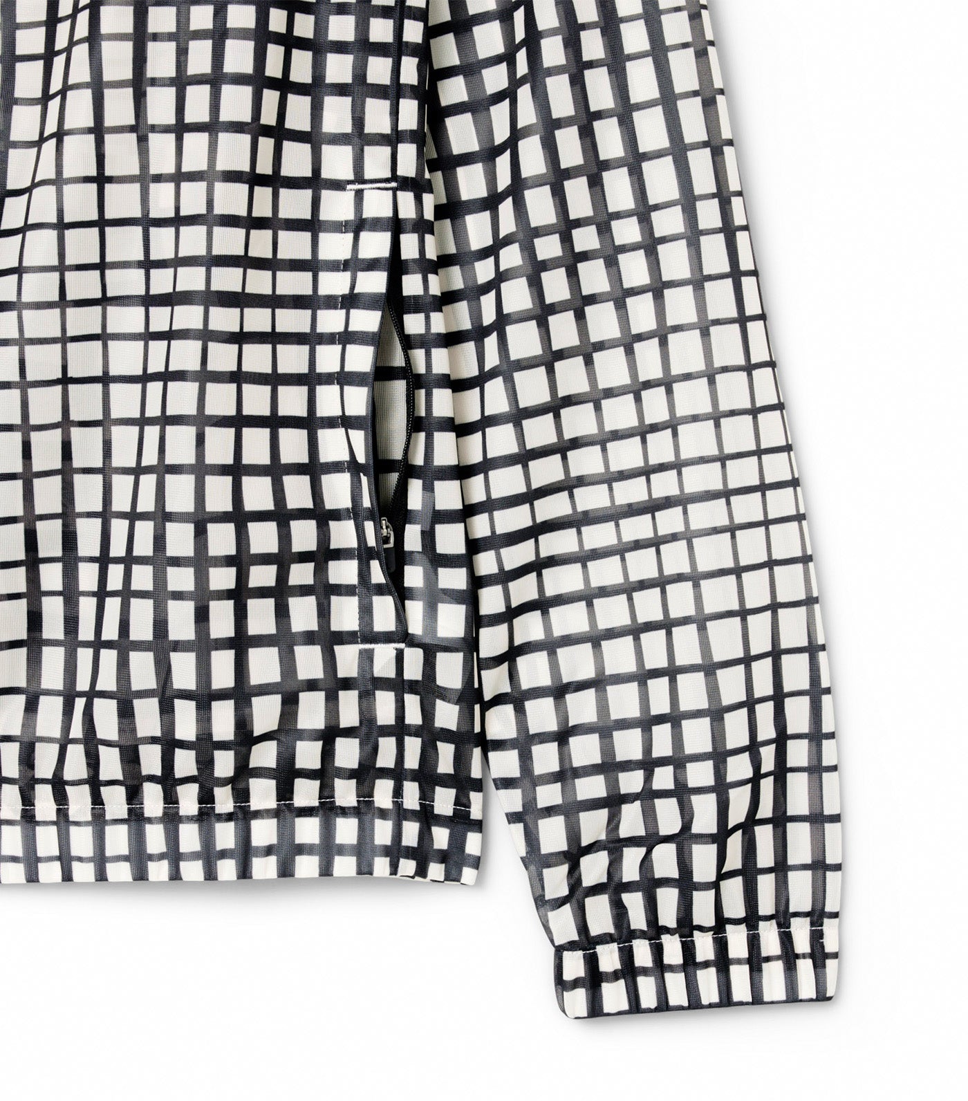 Lacoste Lightweight Crocodile Print Sport Jacket Lapland/Black