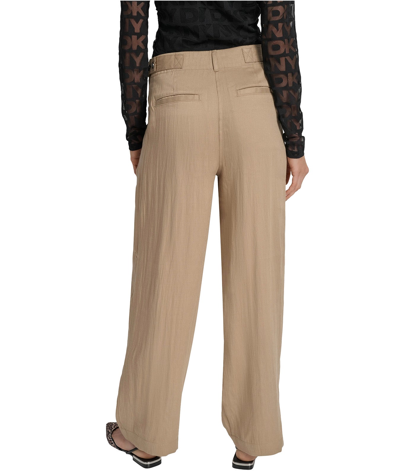 Weathered Twill Pleat Pant Brown-Light