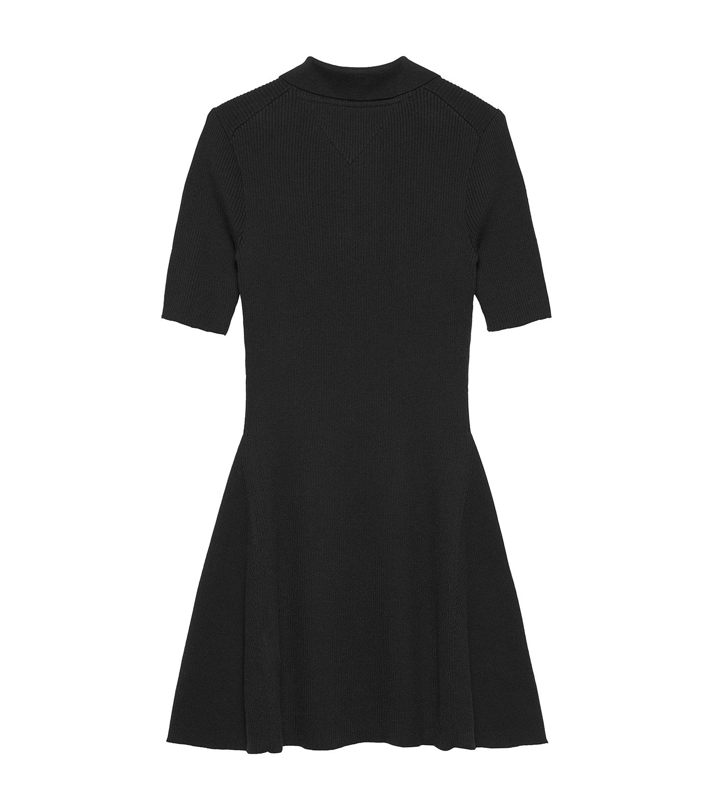 Tommy Jeans Fit & Flare Sweater Polo Mini Dress
