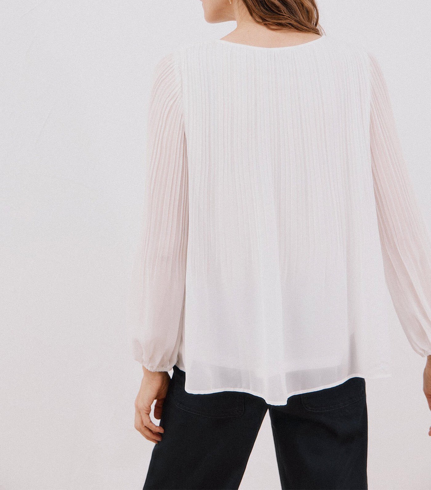 Pleated Blouse