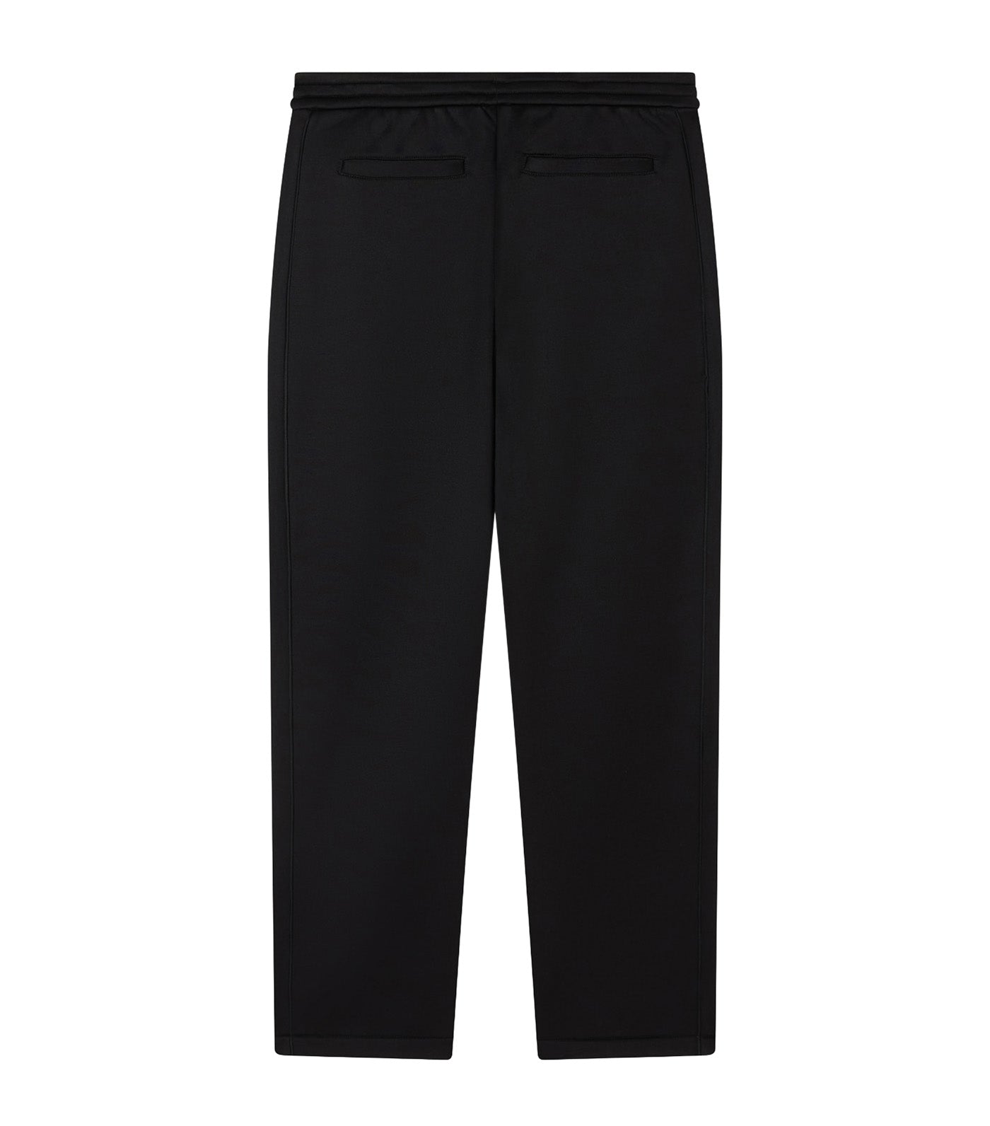 Jogger Pants with Metal Logo Black