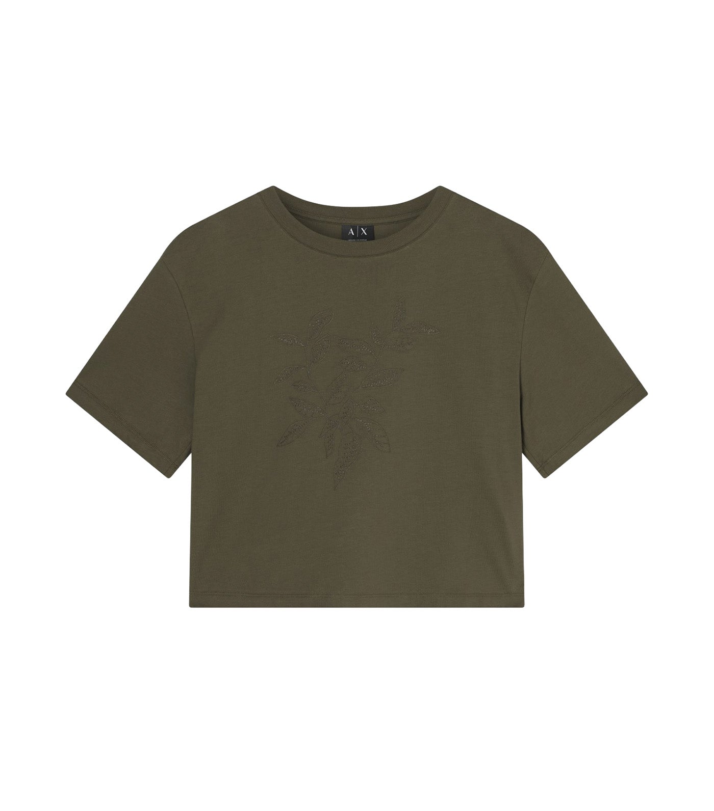 Cropped Heavy Jersey T-Shirt Savanna