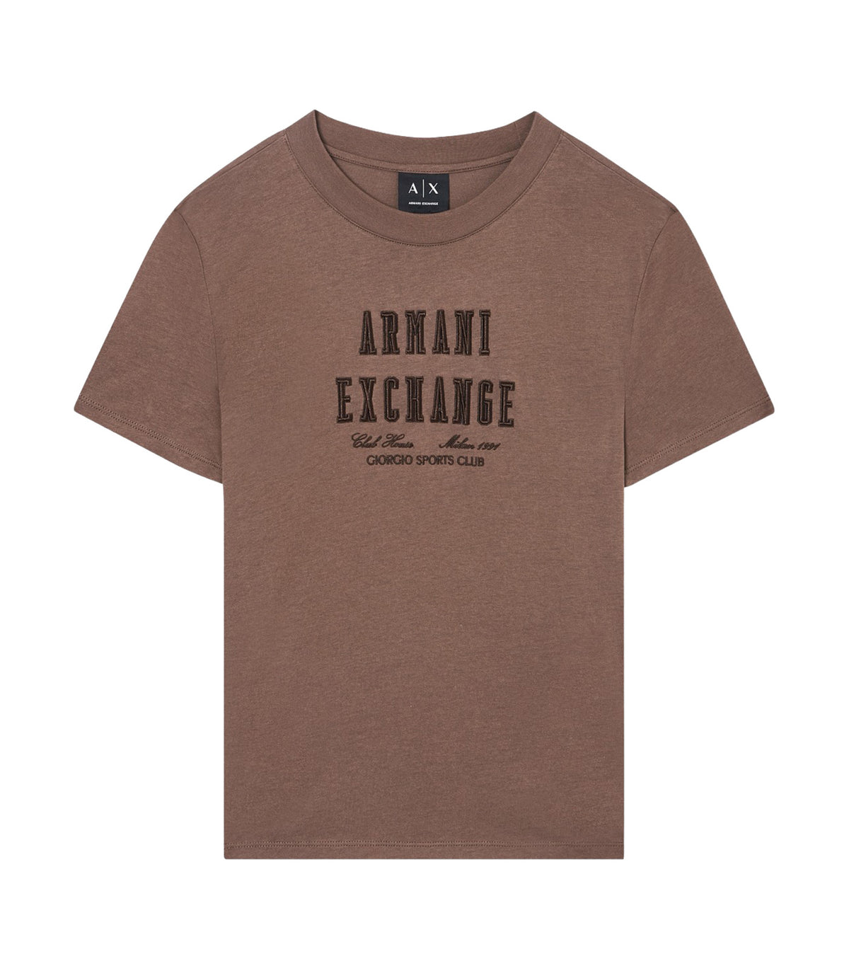 Regular Boxy Fit T-Shirt in Cotton Jersey Earth