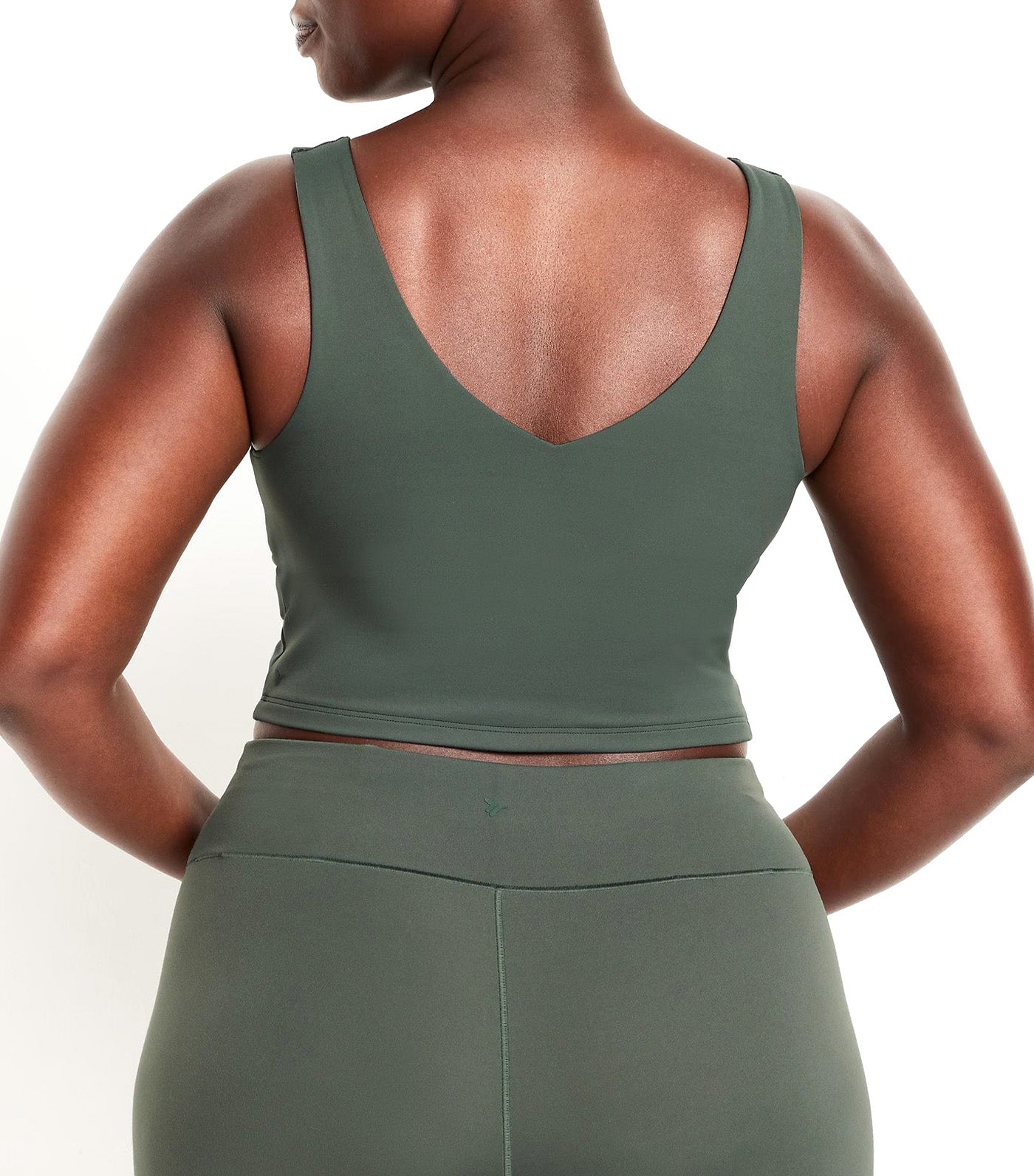 Old Navy StudioSmooth Seamed Longline Top Lakeshore