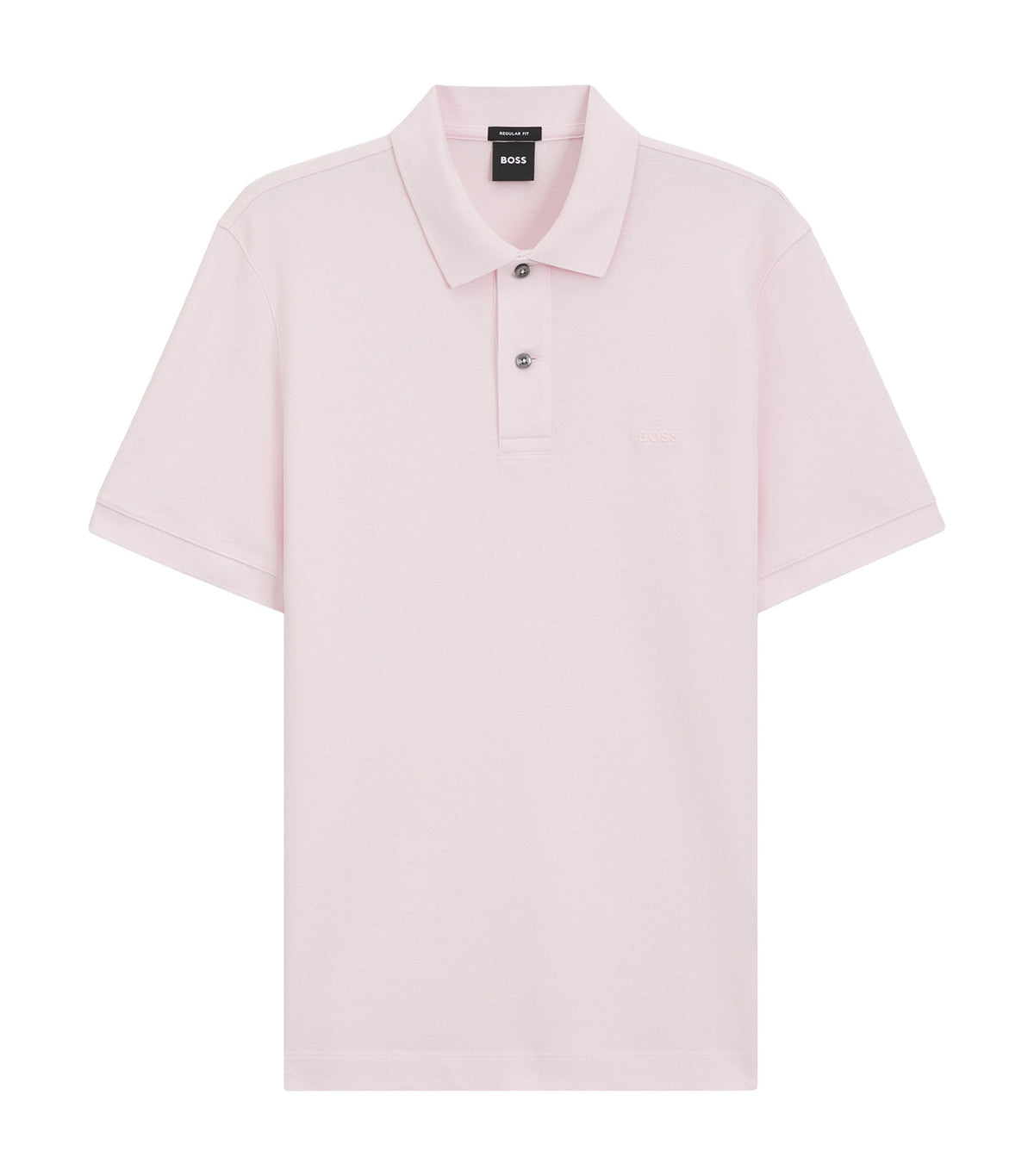 Pallas Polo Shirt in Cotton Piqué with Embroidered Logo Magenta Pink